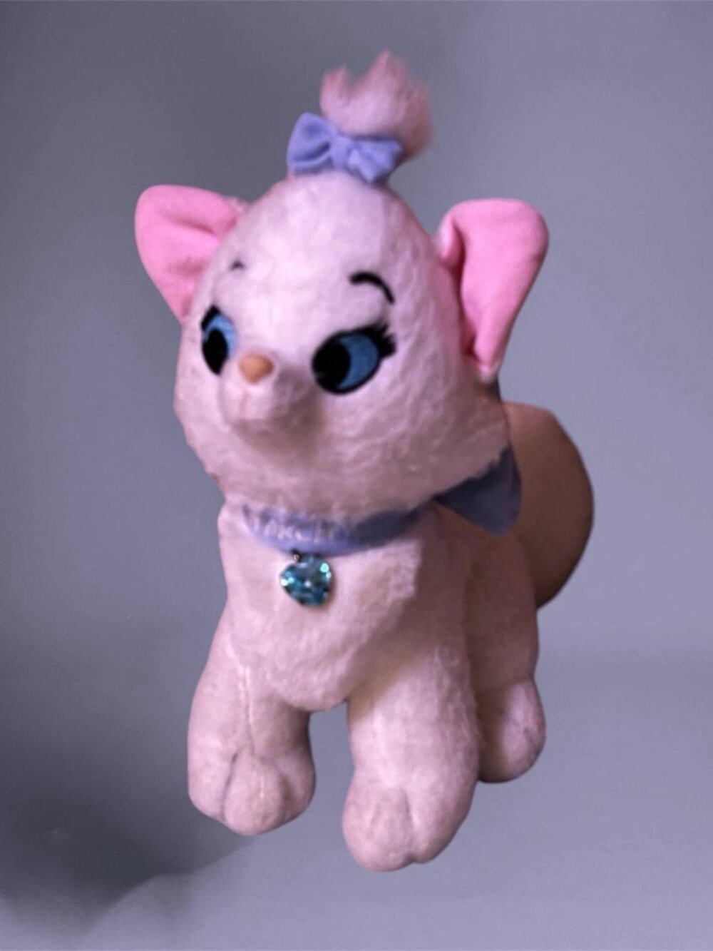 Disney The Aristocats Marie March Aquamarine Birthstone Plush Cat Kitten Vintage